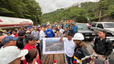 Activan plan de asfaltado integral y saneamiento en la carretera nacional Petare-Guarenas