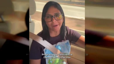 Delcy Rodríguez recorrió seis municipios de Anzoátegui en peregrinación contra sanciones