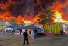 México: Cinco muertos y pérdidas totales tras incendio en Feria Tabasco 2026
