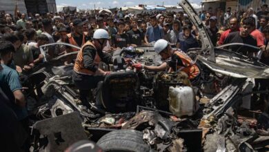 Ataque aéreo israelí deja dos palestinos muertos al sur de la Franja de Gaza