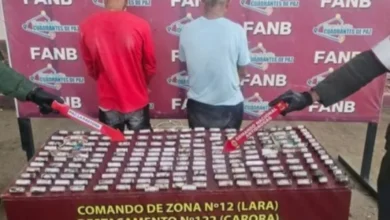 GNB incauta 195 dediles de cocaína en el estado Lara