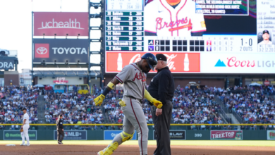 Ronald Acuña Jr. a la lista de lesionados por distensión en el tendón de la corva