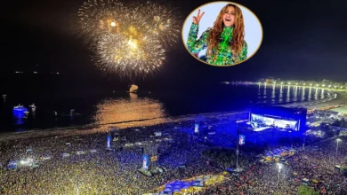 Shakira hace historia ante 2 millones de personas en Copacabana