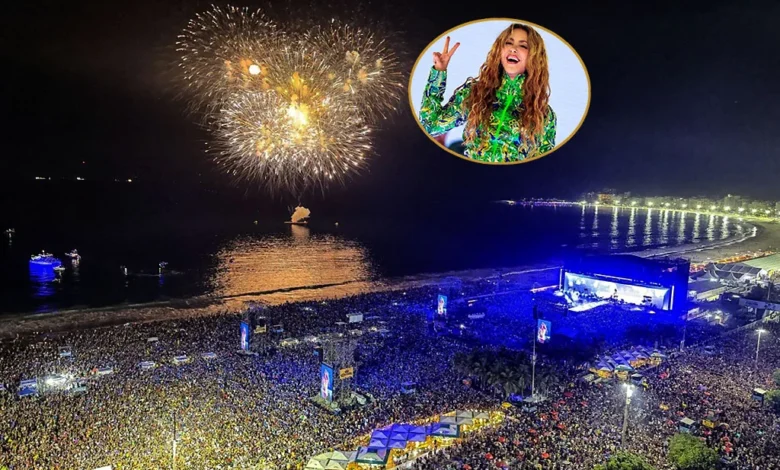 Shakira hace historia ante 2 millones de personas en Copacabana