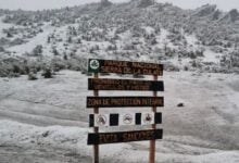 Primera nevada de 2026 tiñe de blanco la Sierra de La Culata en Mérida