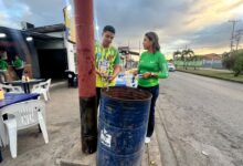 Orientan a comerciantes de Boquerón sobre horarios de recolección de basura