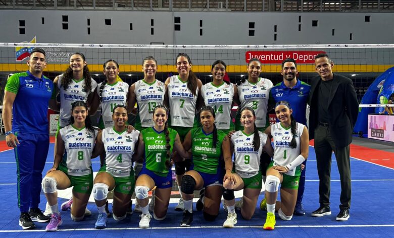 Guácharas de Monagas vencen a Sport Caracas Voley y se consolidan en el segundo lugar