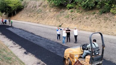 Avanzan con plan de bacheo en las principales arterias viales de Cedeño