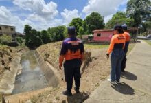 Protección Civil supervisa caños de Alto de Los Godos ante llegada de ondas tropicales