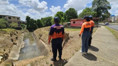 Protección Civil supervisa caños de Alto de Los Godos ante llegada de ondas tropicales