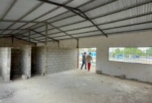 Avanzan en la construcción de un nuevo centro educativo en Brisas del Libertador