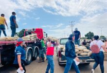 Primera jornada comunal de venta de cemento beneficia a 420 familias en Aguasay