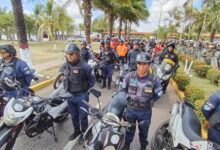 Los organismos de seguridad del estado, cuentan con apoyo de 180 motocicletas y 50 radiopatrullas para ejecutar este despliegue preventivo
