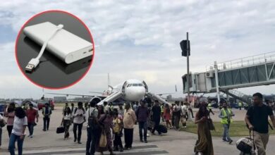 Explosión de una batería portátil obliga a evacuar de emergencia un avión en India