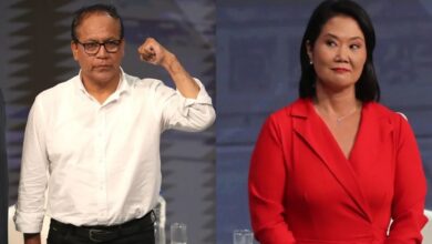 Keiko Fujimori y Roberto Sánchez se miden este domingo en el último debate presidencial de Perú