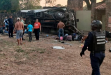 Un muerto y más de 30 heridos tras vuelco de autobús en Puerto Ordaz