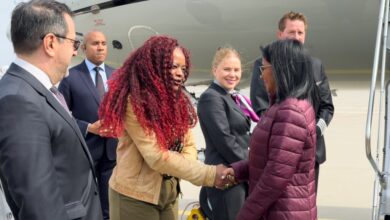 Presidenta (E) Delcy Rodríguez arriba a Países Bajos para la defensa de la Guayana Esequiba