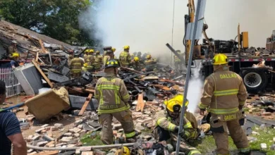 Explosión de gas en Dallas deja tres muertos, cinco heridos y un desaparecido
