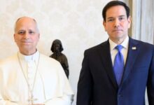 Marco Rubio llega al Vaticano para una reunión clave con el papa León XIV