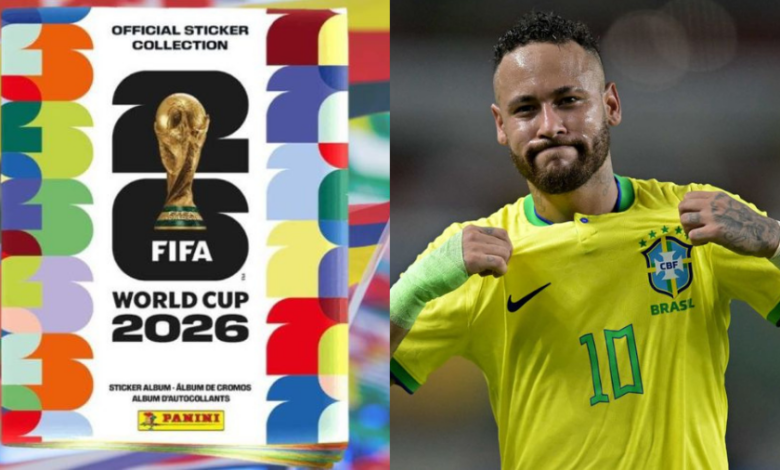 Álbum Panini del Mundial 2026 incluirá la estampa de Neymar Jr.