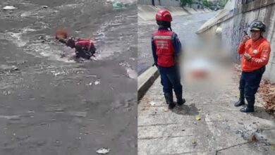 Hallan el cuerpo sin vida de una mujer en el río Guaire