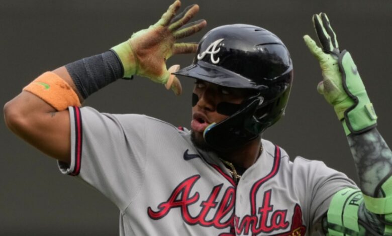 Ronald Acuña Jr. conecta cuadrangular en el triunfo de los Bravos de Atlanta