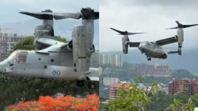 Embajada de EE. UU. en Caracas realiza ejercicios militares con helicópteros en su sede