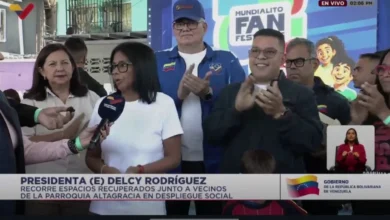 Delcy Rodríguez asegura que se han distribuido más de medio millón de toneladas de alimentos este año