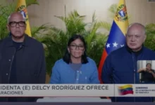 Delcy Rodríguez decreta Estado de Emergencia en Venezuela tras doble sismo