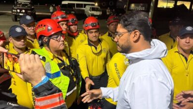 Brigada de bomberos de Costa Rica se suma a las operaciones de búsqueda y rescate en Venezuela