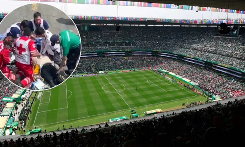 Aficionado sufre un infarto en el Estadio Azteca previo a la inauguración del Mundial