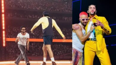 Bad Bunny sorprende a Madrid al subir a Mora en el Estadio Metropolitano