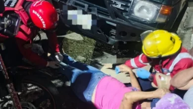 Motorizado arrolla a mujer de 63 años en Miranda