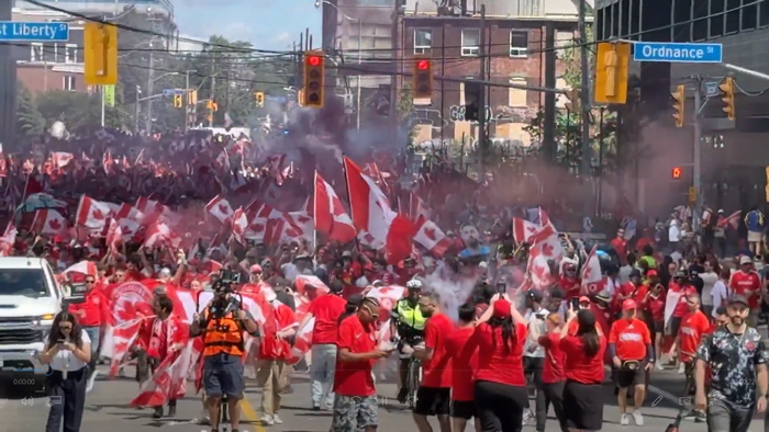 Toronto se viste de gala ante el histórico debut mundialista de Canadá