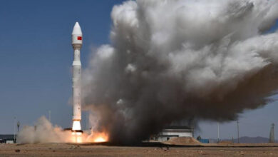 China lanza con éxito el cohete comercial Lijian-1 Y14 con ocho nuevos satélites en órbita
