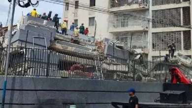 Despliegan maquinaria pesada para remover escombros y buscar víctimas en El Paraíso