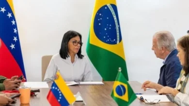 Delcy Rodríguez se reúne con ministro de Defensa de Brasil para coordinar ayuda