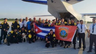 Llega a Venezuela brigada de rescatistas de Cuba para apoyar tras los sismos
