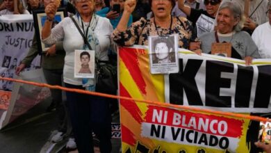 Masiva marcha en Lima contra la candidatura presidencial de Keiko Fujimori