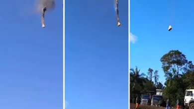 Ocho muertos tras incendiarse un globo aerostático en pleno vuelo en Brasil