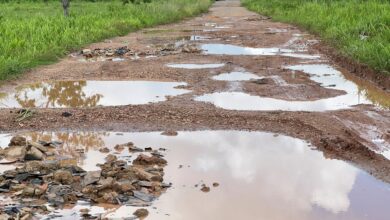 Destruido un gran tramo de la vía de Plantación y San Luis en Maturín