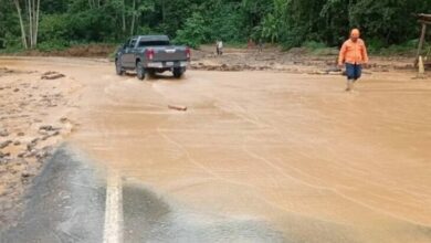 Fuertes lluvias en Mérida causan emergencias en el Eje Panamericano y bloquean el paso vehicular