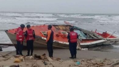 Rescatados los ocho tripulantes de la embarcación "Margot" en Playa Azul de Falcón
