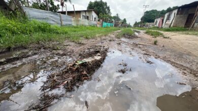 Al menos cuatro calles de La Constituyente se inundan cada vez que llueve