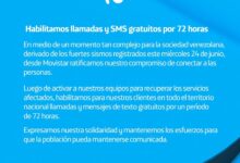 Movistar habilita llamadas y mensajes de textos gratuitos por 72 horas tras fuertes sismos en Venezuela