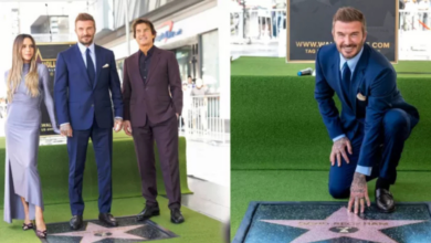 David Beckham recibe su estrella en el Paseo de la Fama de Hollywood en Los Ángeles