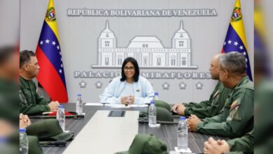 Delcy Rodríguez se reunió con el Alto Mando Militar de la FANB