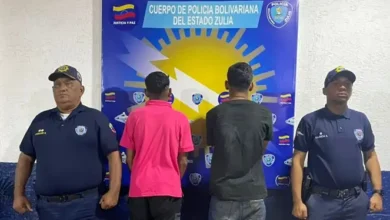 Detenidos dos hombres por violencia sexual y robo en Maracaibo