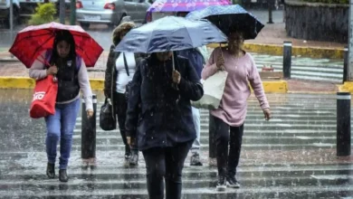 Inameh prevé lluvias y actividad eléctrica en varias regiones del país