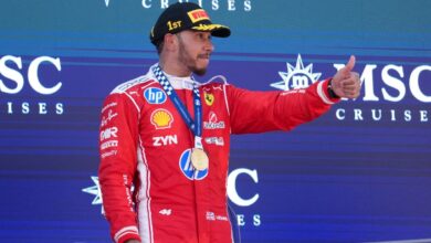 Lewis Hamilton logra su primera victoria con Ferrari en el GP de Barcelona
